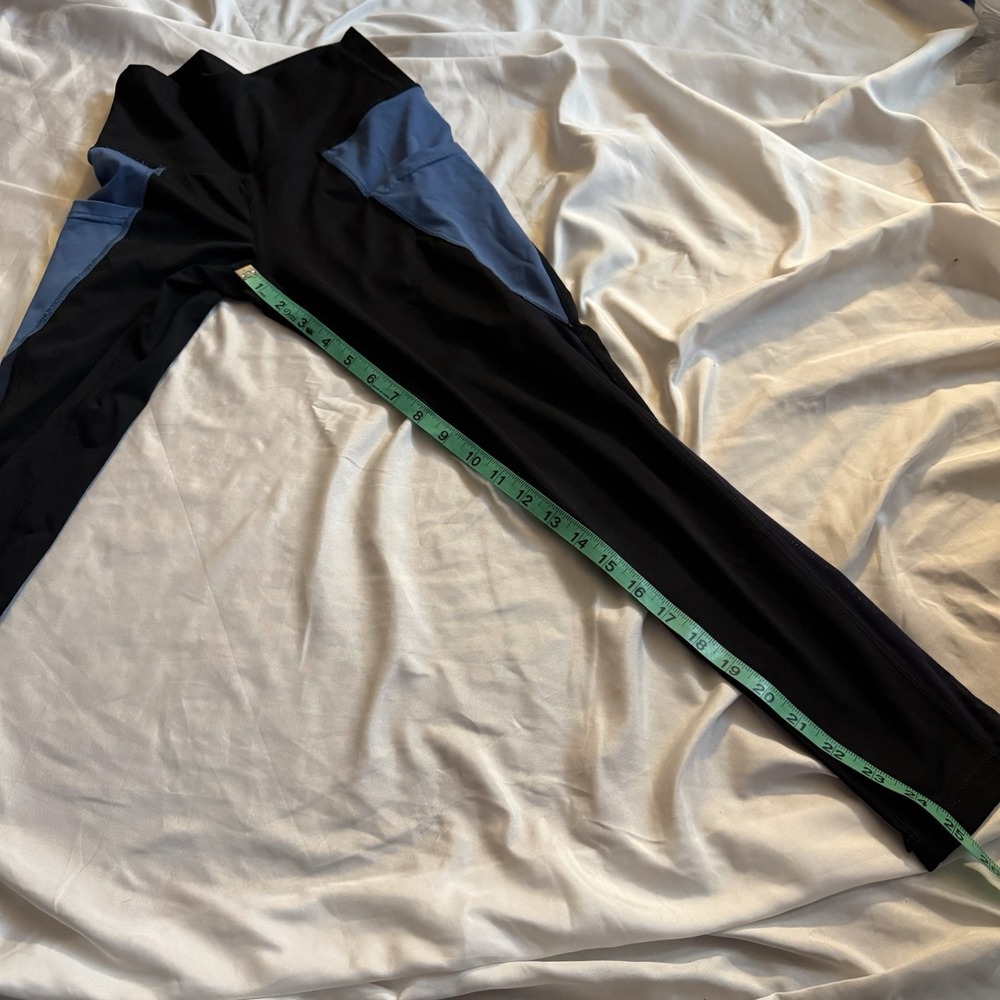 Aerie Chill. Play. Move. Women's Colorblock Ankle Leggings Stretch Pockets S - Picture 7 of 9